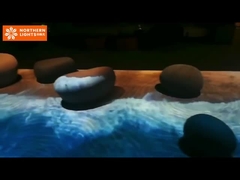 Interactie vloerprojectie 3D Immersive Room Holografische vloerprojectie Spel Immersive Projectie