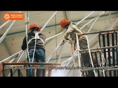 Holografische projector meeslepende projectie koepel theater voor hotel decoratie