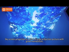 Noorderlicht Holografische projectie Sky Screen Immersive Projector Voor Museum