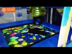 Geïntegreerde all-in-one interactieve projectie spel Trampoline voor projectie park