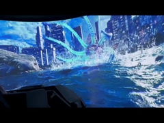 4k Hd Cinema Indoor gebogen projectiescherm 3D Flight Orbital Special Effects Cinema