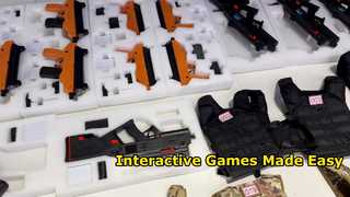 China Fabrikant Kids CS Lasergame Gun Set Indoor activiteitenlocaties Multiplayer Battle Game Equipmen