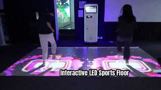 Nieuwe trends Alles-in-één interactieve sportprojector Mobiele trainingsspelvloerprojectiemachine voor