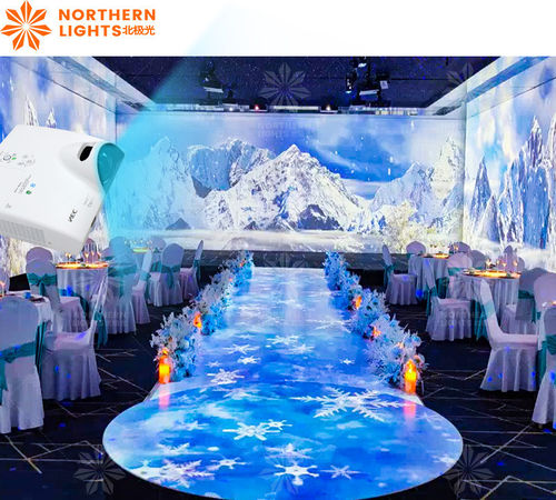 Het laatste nieuws van het bedrijf over Interactie Creatieve restaurant ervaring Immersive restaurant projectie