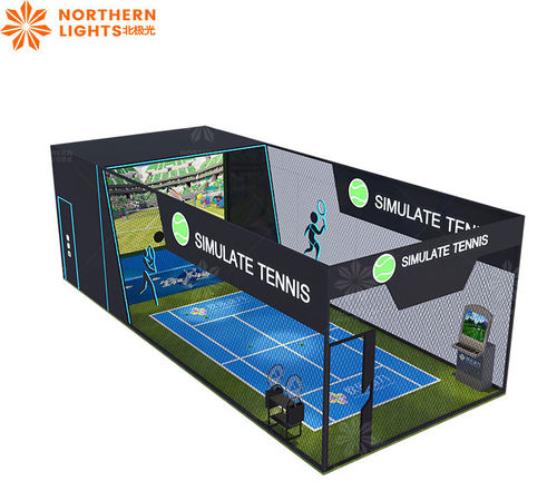 Het laatste nieuws van het bedrijf over Indoor Ar Tennis Simulator Game Ar Sports Somatosensory Fitness Tennis Game
