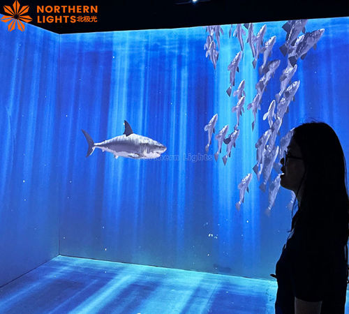 Het laatste nieuws van het bedrijf over Immersive Holographic Restaurant Immersive Holographic Projector Huwelijkszaal Projectie
