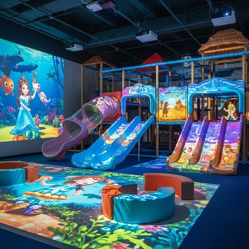 Het laatste nieuws van het bedrijf over Indoor speeltuinen vergroten voetverkeer en inkomsten: 5 interactieve projectiegames die je moet hebben