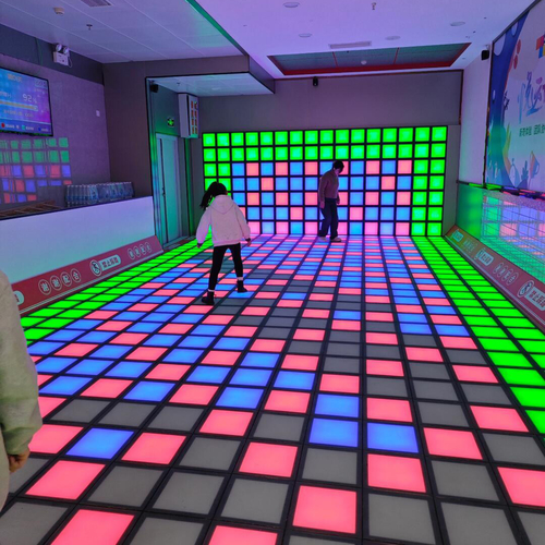 Het laatste nieuws van het bedrijf over Ga viraal: hoe een interactieve LED-vloer je speeltuin transformeert