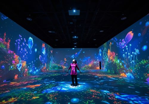 Het laatste nieuws van het bedrijf over An Immersive Projection System Installation Guide: Space Layout Suggestions for Interactive Wall and Floor Projectors