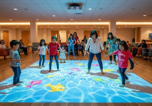 Het laatste nieuws van het bedrijf over Comprised of an Interactive Floor Projector: The Complete Guide to Everything YOU Must Know as a Beginner