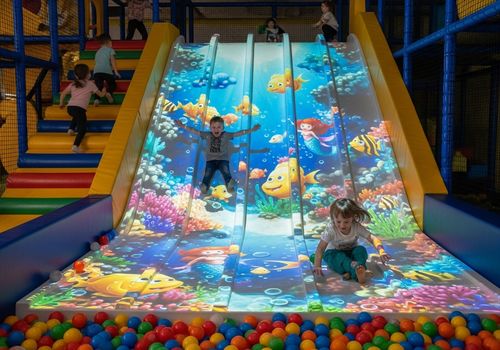 Het laatste nieuws van het bedrijf over How Interactive Projection Empowers Slides, Smash Walls, and Sandboxes: Creating Magical Experiences in Playgrounds