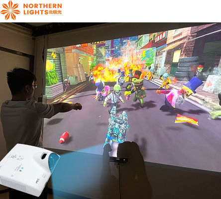 Goede prijs Holografiek 3400 LM Interactieve Muurprojectie Straal Interactieve Spel online