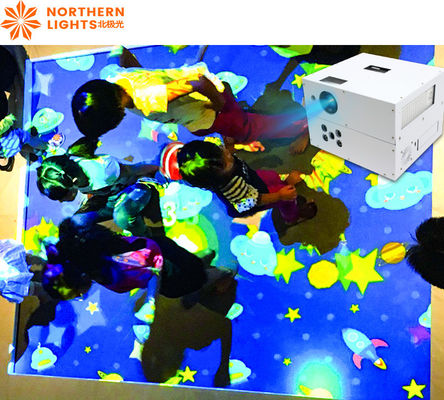 Goede prijs Kindergartenvloer Interactieve projectie Trampoline spel Binnen gebruik online
