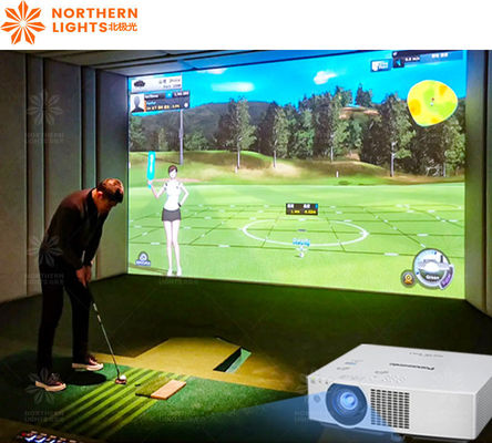 Goede prijs 3d-projectie Indoor Infrarood Inductie Golf Simulatie Trainer Golf Simulator online