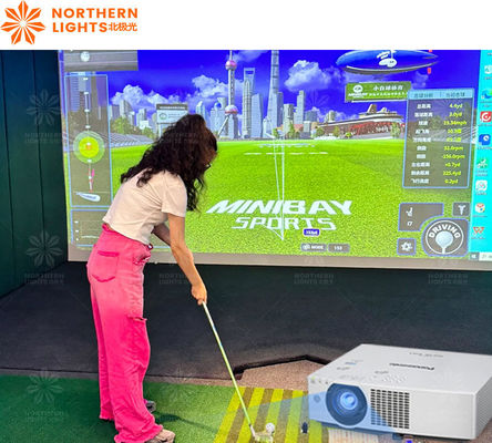Goede prijs Golf Simulator Indoor Golf Scherm Interactieve Projectie Ar Golf Sport Simulator online