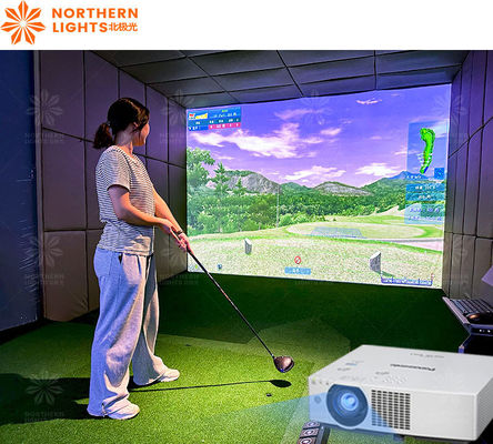 Goede prijs 3d Indoor Winstgevend Golf Simulator System Professionele Training Golf Simulator online