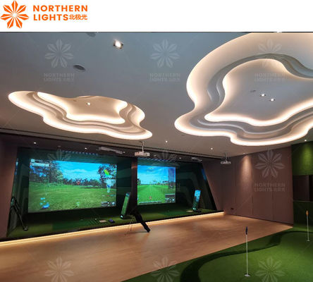 Goede prijs Indoor Luxury Golf Simulator Interactief Spel Professionele Ar Projector online