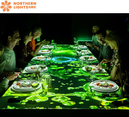 Goede prijs 3D holografisch groot scherm meeslepend interactief projectiesysteem voor restaurant online