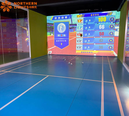 Goede prijs Interactieve projectie Badmintonzaal simulateert automatische lanceringsmachine online
