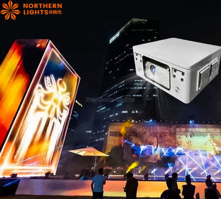 Goede prijs Grote 3D-mapping buiten Gebouw Projectie Show Hologram 3D-projector Video machine online