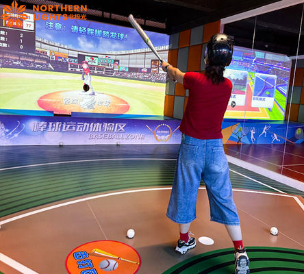 Goede prijs Luxe meeslepende 3d Magic Park apparatuur Ar AR honkbal spel interactieve projectie online