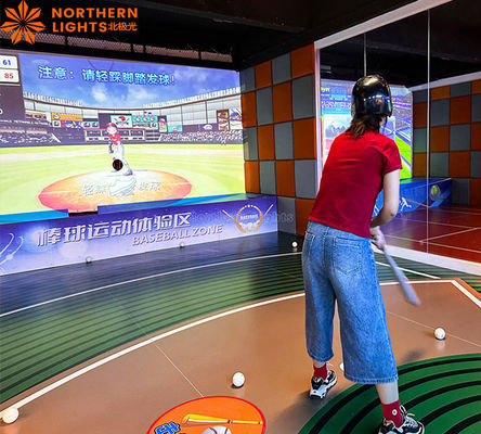 Goede prijs Augmented Reality Interactieve Sport Ar Indoor Simulator Baseball Pitching Amusement Game online