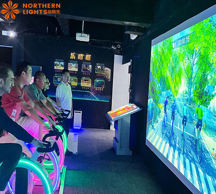Goede prijs Ar Fiets Motion Game Dynamische Racing Interactieve Projectie Fiets Game online