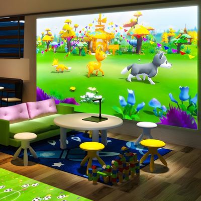 Goede prijs Kinderen / Kinderen Magic Painting Kinderdagverblijf Interactieve Wandprojectie Spellen Voor school online