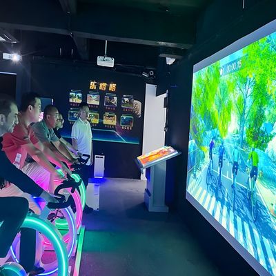 Goede prijs Oefenfiets met videoprojector Interactieve projectie spel Fietssimulator online
