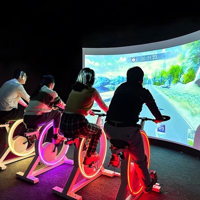 Goede prijs Oefenfiets met videoprojector Interactieve projectie spel Fietssimulator online