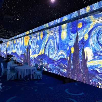Goede prijs Huwelijksprojectie Interactieve projectorapparatuur Immersive Banquet Hall Wandvloer online