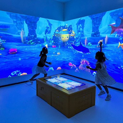 Goede prijs Interactieve muurprojectie 3400 lumens 1024x768 resolutie voor pretparken online
