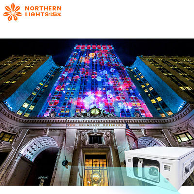 Goede prijs Mapping 3D Façade Projector Hall Architectuur Projectieve textuur Animatie Gekrompen scherm online