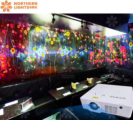 Goede prijs 3200 Lumens Interactieve Wandprojector Immersive Wandprojectie KTV Decoratie online