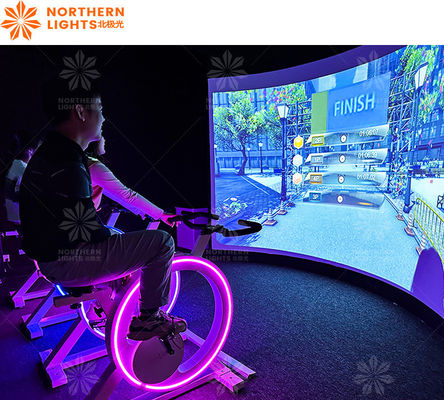 Goede prijs Interactief Dynamisch Fiets Racing Projectie Spel Gezondheid Sport Projectie Spel online