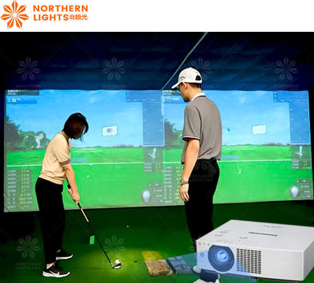 Goede prijs 3d projectie Virtual Home Indoor Golf Simulator System Complete Golf Simulator online