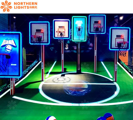 Goede prijs Metal Indoor Game Opvouwbare Arcade Basketball Game Machine online