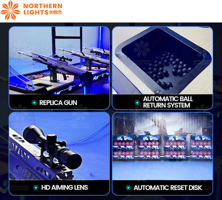 Goede prijs Shooting Game Indoor Target Arcade Shooting Game Machines Simulatorapparatuur online