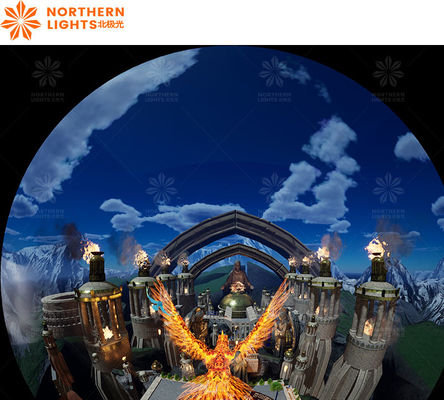 Goede prijs Vermaakpark Virtual Reality 9d Cinema Vliegende bioscoop Dome Screen online