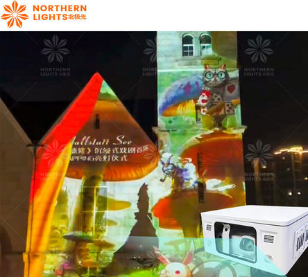 Goede prijs Buiten 3d projectie mapping met video scherm op de muur decoratie gebouw huis online
