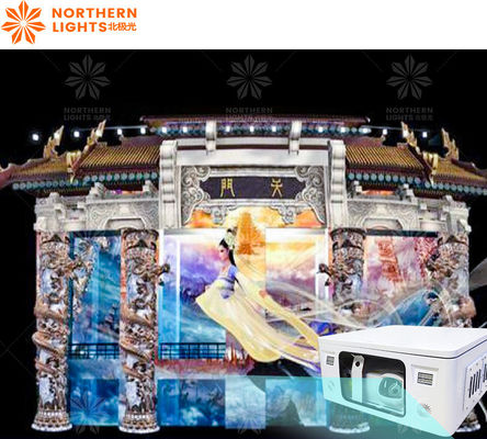 Goede prijs Buitenmuur Gebouw Roterende Logo Display Ip65 Waterdicht Gevel Advertentie Licht online