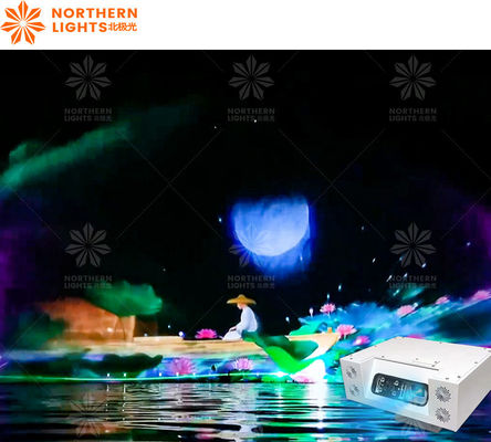 Goede prijs Interactieve projectie Mapping Outdoor Lake Fountain Water Screen Outdoor Water Screen Fountain Projectie online