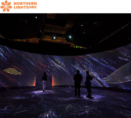 Goede prijs Digitaal kunstmuseum tentoonstelling 3d Immersive Mapping Projector Interactieve projectie online