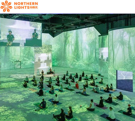 Goede prijs Yoga Studio Holografische Projectie Digitale Kunst 360 Immersive Projectie Ervaringskamer online