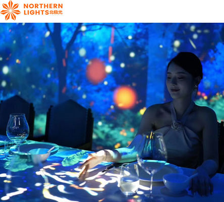Goede prijs Eetkamerprojectie Immersive Wandvloer Tafelprojector Oplossing Voor Restaurant online