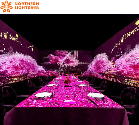 Goede prijs Unieke 3D Immersive Eating Experience Restaurant Muur Interactieve Projectie online