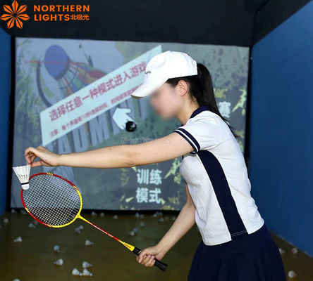 Goede prijs Indoor Badminton Fitness apparatuur Virtuele realiteit simulator Training Sport spel online