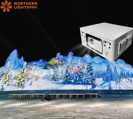 Goede prijs 3D projectie in de buitenruimte met video-scherm op de muur online