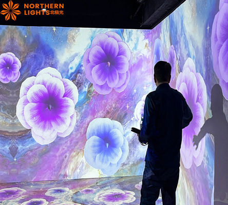 Goede prijs Uitstallingshal Ktv Restaurant Wandvloer Net Rood Interactieve Projectie online