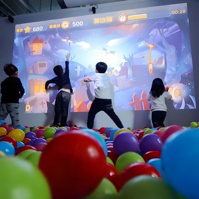 Goede prijs Geïntegreerde Smashing ball peojection games Interactieve muurprojectie online